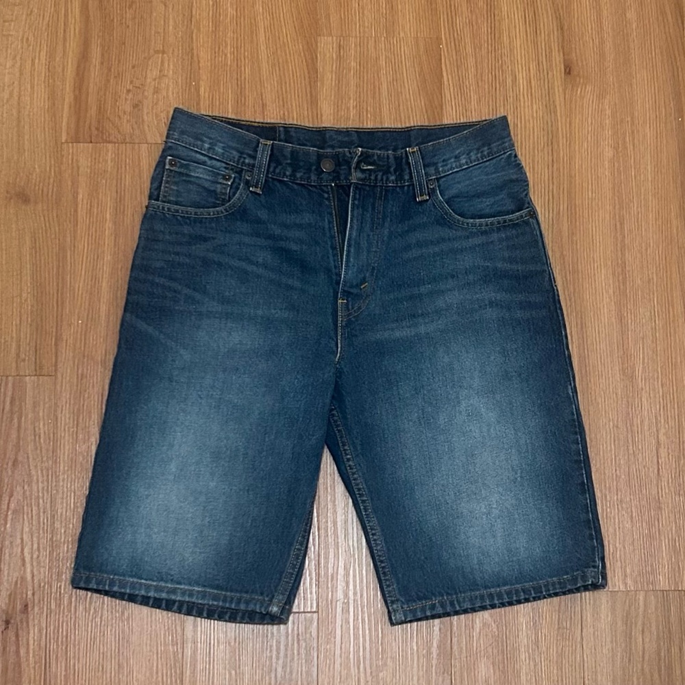 Men's Blue Denim Levi Shorts